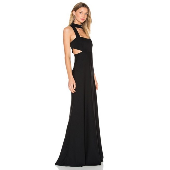 JILL JILL STUART Black Cut Gown - Picture 5 of 6